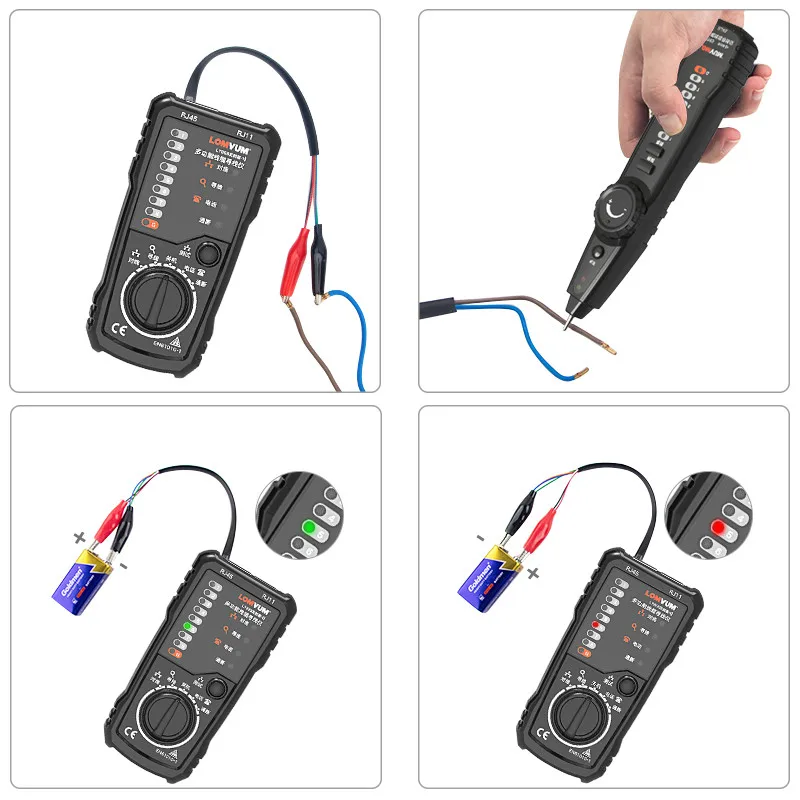 LOMVUM провода трекер кабель Линия детектор RJ45 RJ11 сетевой кабель тестер детектор линия искатель многофункциональный инструмент тестирования