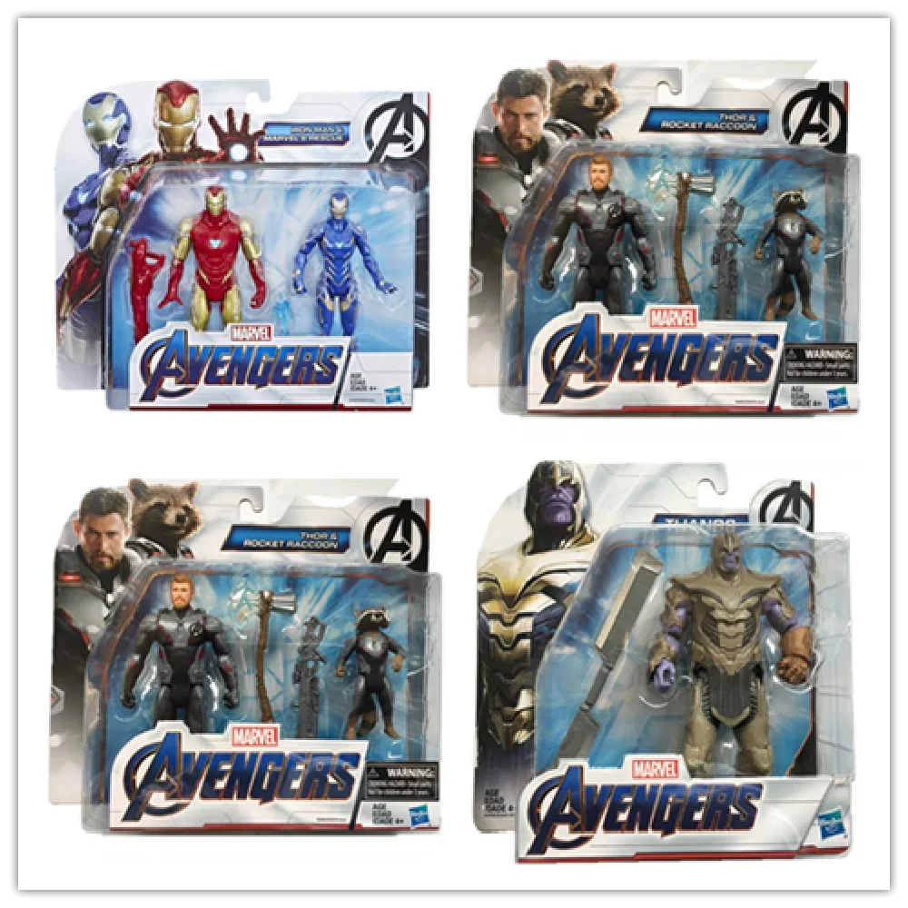 

Hasbro Marvel Avengers Iron Spider Captain America Hulk Iron Man Thanos Thor Chitauri 6-inch Super Hero Action Figure Toy