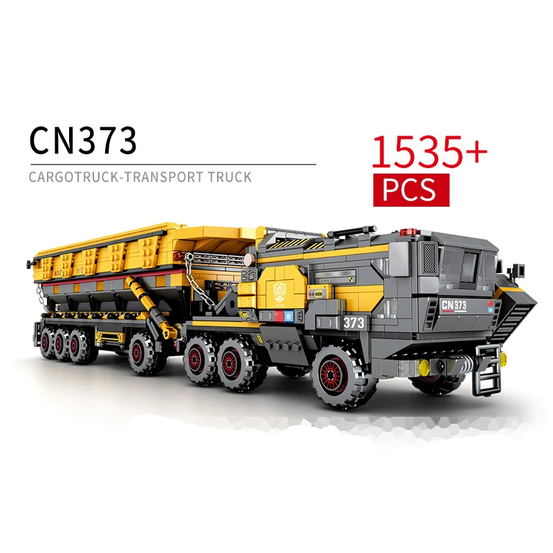 Technic Movie The wanding Earth 1535 шт. CN373 Cargotruck-Iron OreTruck 6 фигурок Кирпичи Строительные блоки игрушки Совместимые наборы