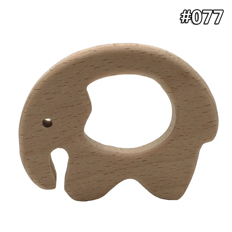 Wood Teether -077 Детское дерево Прорезыватель еды деревянное ожерелье Черепаха коала Кит Форма черепаха безопасные игрушки Сертификация новорожденный деревянный Прорезыватель - Цвет: Wood Teether -077