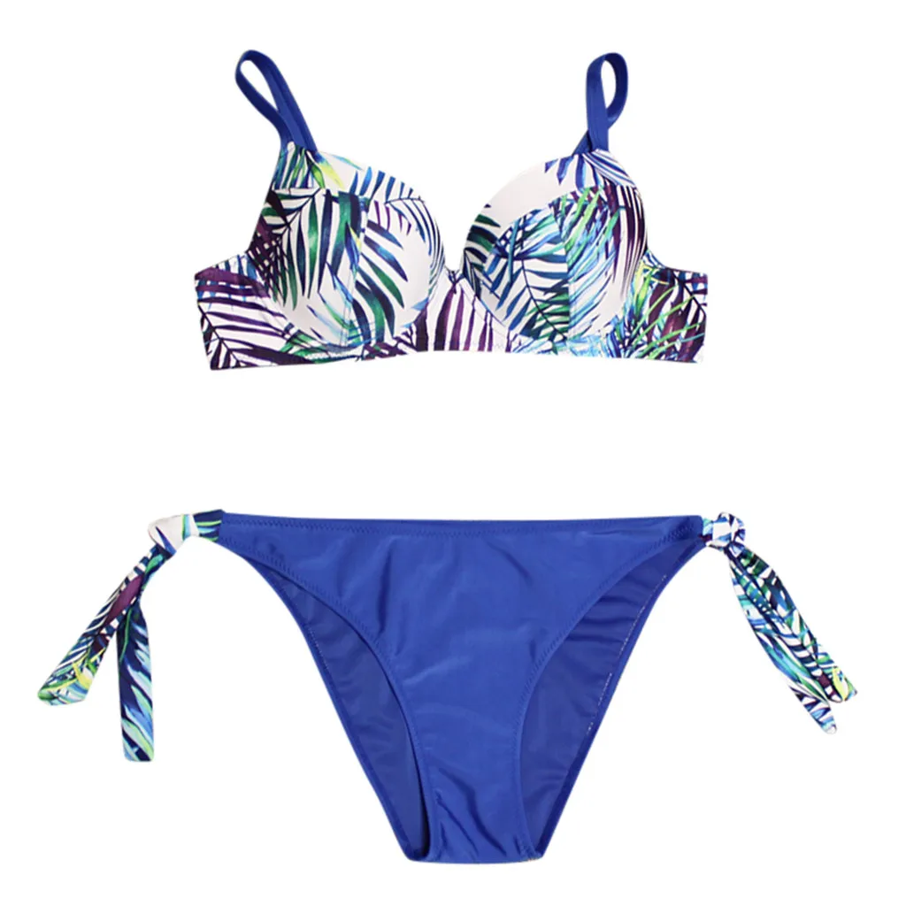 Сексуальный комплект бикини с большим бюстгальтером купальник высокой талией