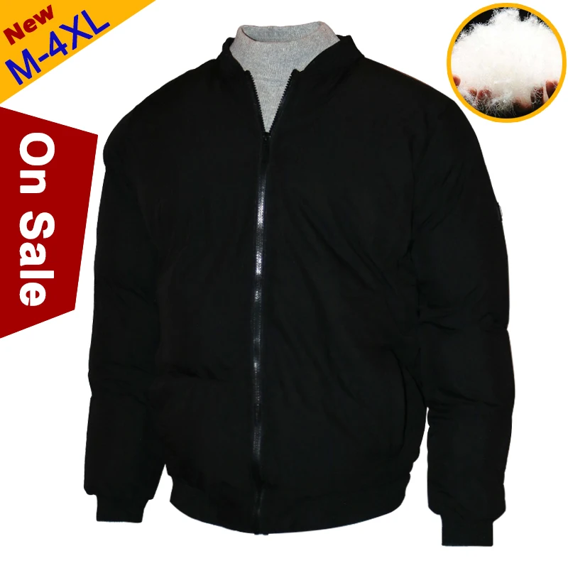 Утолщенная зимняя теплая куртка с хлопковой подкладкой мужская воротником