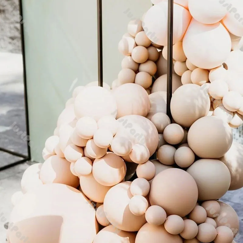 

182pcs Blush Nude Balloons Garland Kit Wedding Decoration Doubled Cream Peach Apricot Balloon Arch Anniversary Baby Shower Decor