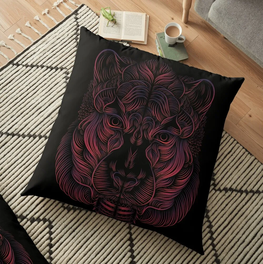 

Red Tigre Printed Decorative Cushion Sofa Cover Pillow Pillowcase Spring Decorations For Home Decor Pillow Cover 2021
