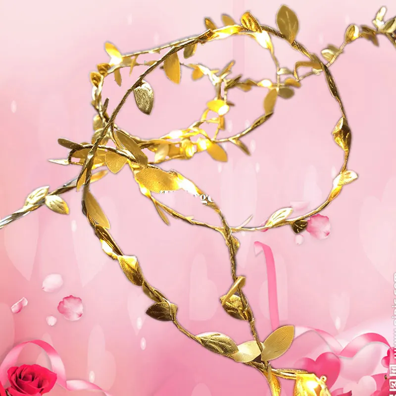 

Светодиодная гирлянда RAZEND зелёный лист USB