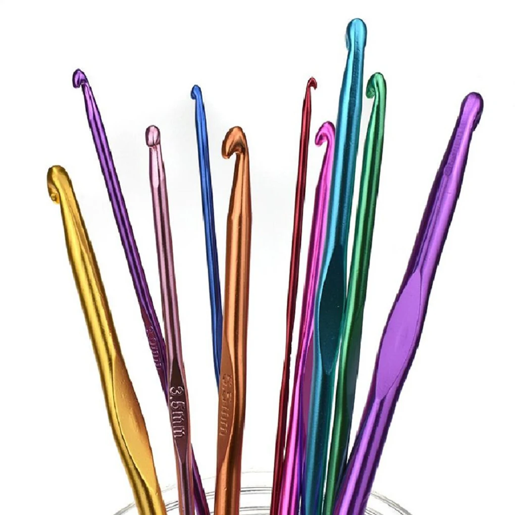 

100pcs Crochet Hooks Full Set Knitting Tool Accessories Knitting Needles Sewing Tools Craft Kit with Leather Case