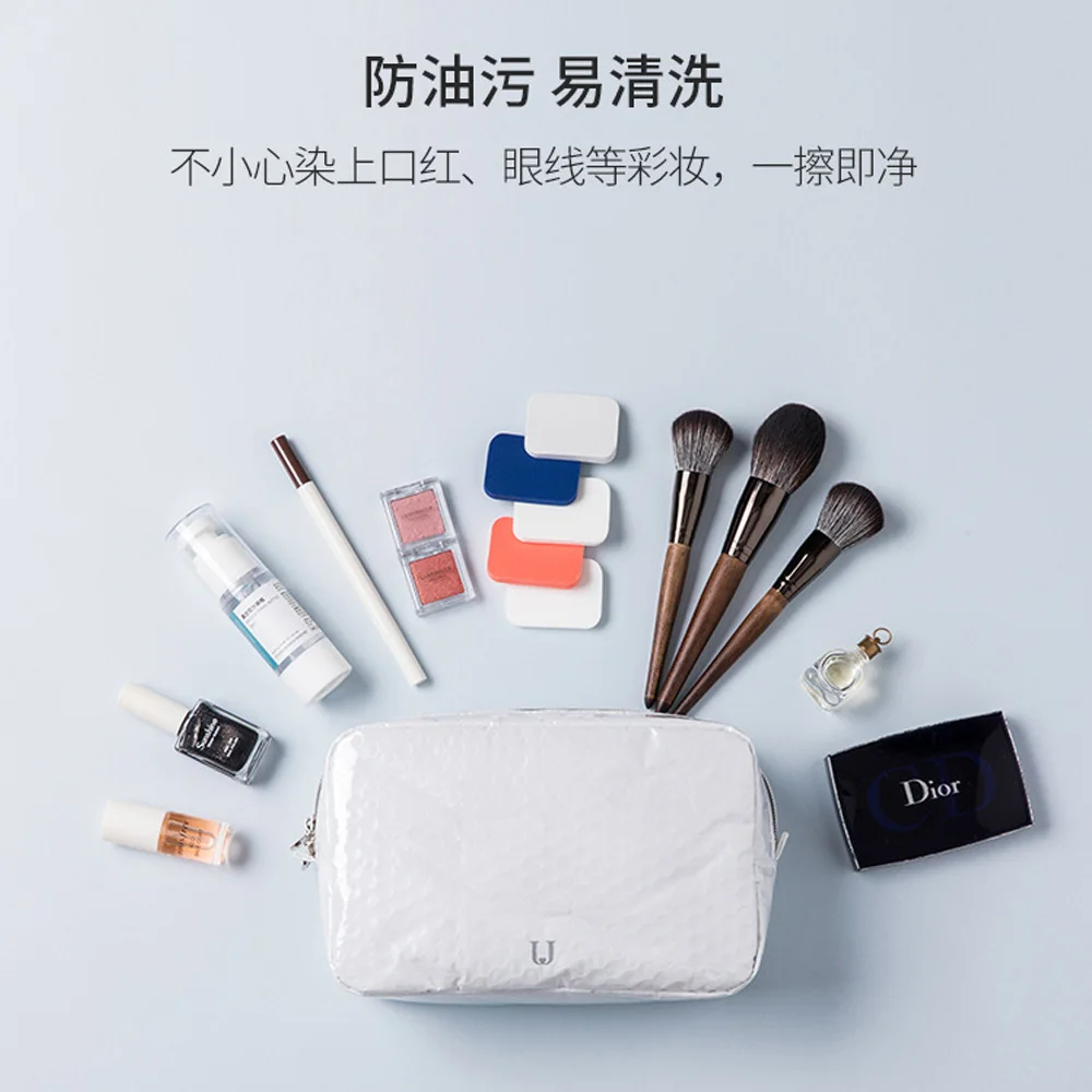 

URALLIFE Bubble Cosmetic Bag Female Portable Large-capacity Travel Outdoor Shopping Storage Bag Wash Bag Wallet Case Girl Gifts