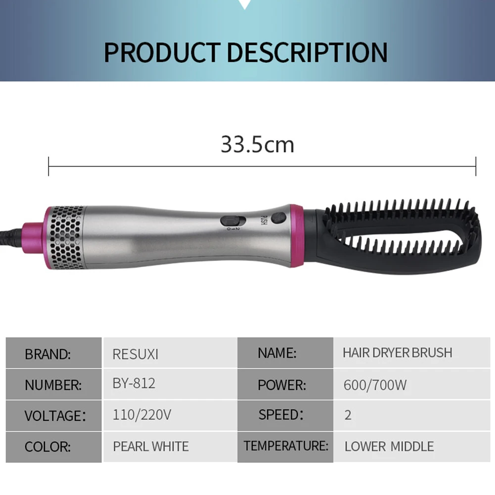 Электрический фен для волос щетка завивки инструменты укладки профессиональный