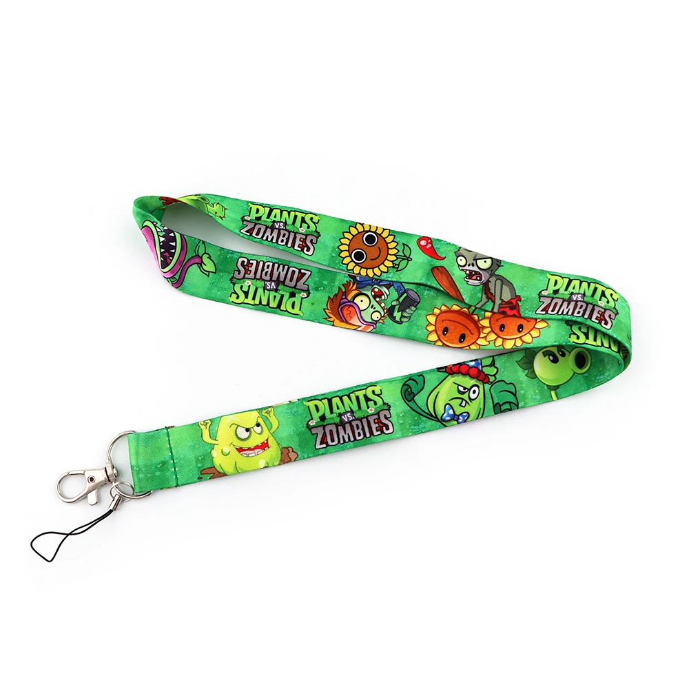

DZ1787 Plant Game Neck Strap Lanyards Keychain Badge Holder ID Card Pass Hang Rope Lariat Lanyard Key Ring Gifts Accessories