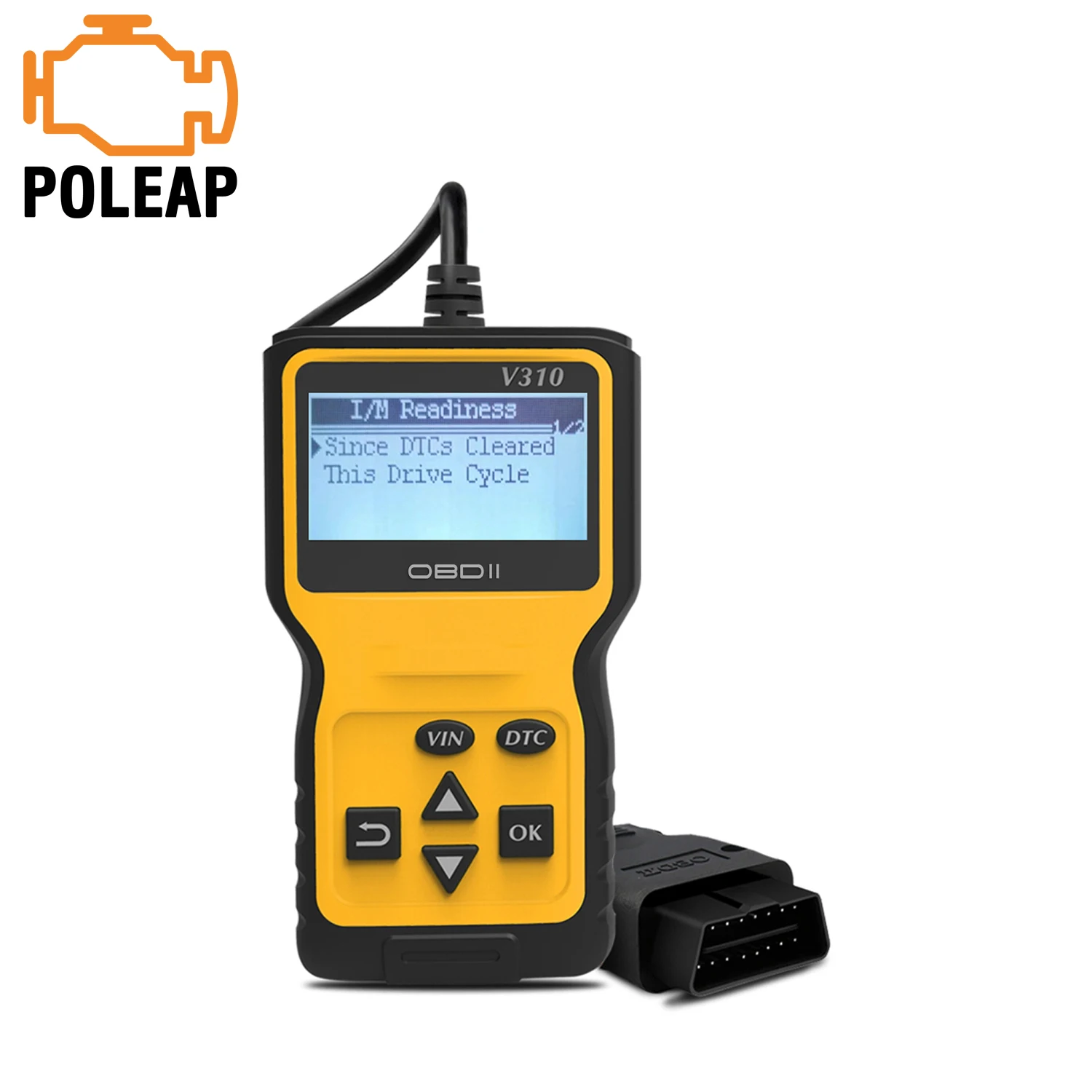 Считыватель кодов OBD2, универсальный EOBD-сканер для автомобиля elm327, V310 улучшенный инструмент для ошибок автомобиля