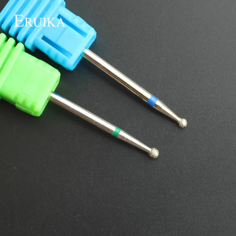 ERUIKA 2 шт./компл. круглая алмазная фреза для ногтей вращающаяся электрическая