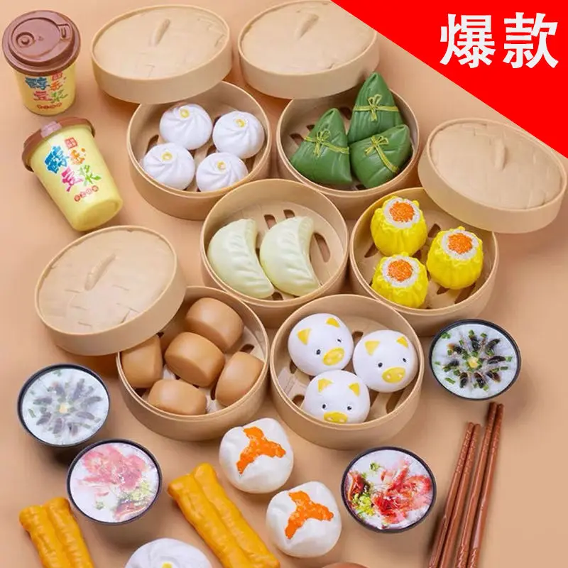 Игровой дом кухня приготовление пищи детские игрушки Ранняя имитация еды