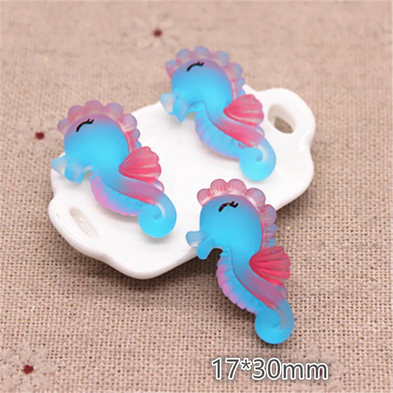 10 шт. новые милые морские животные из смолы рыба/Медузы/краб/морская лошадь с