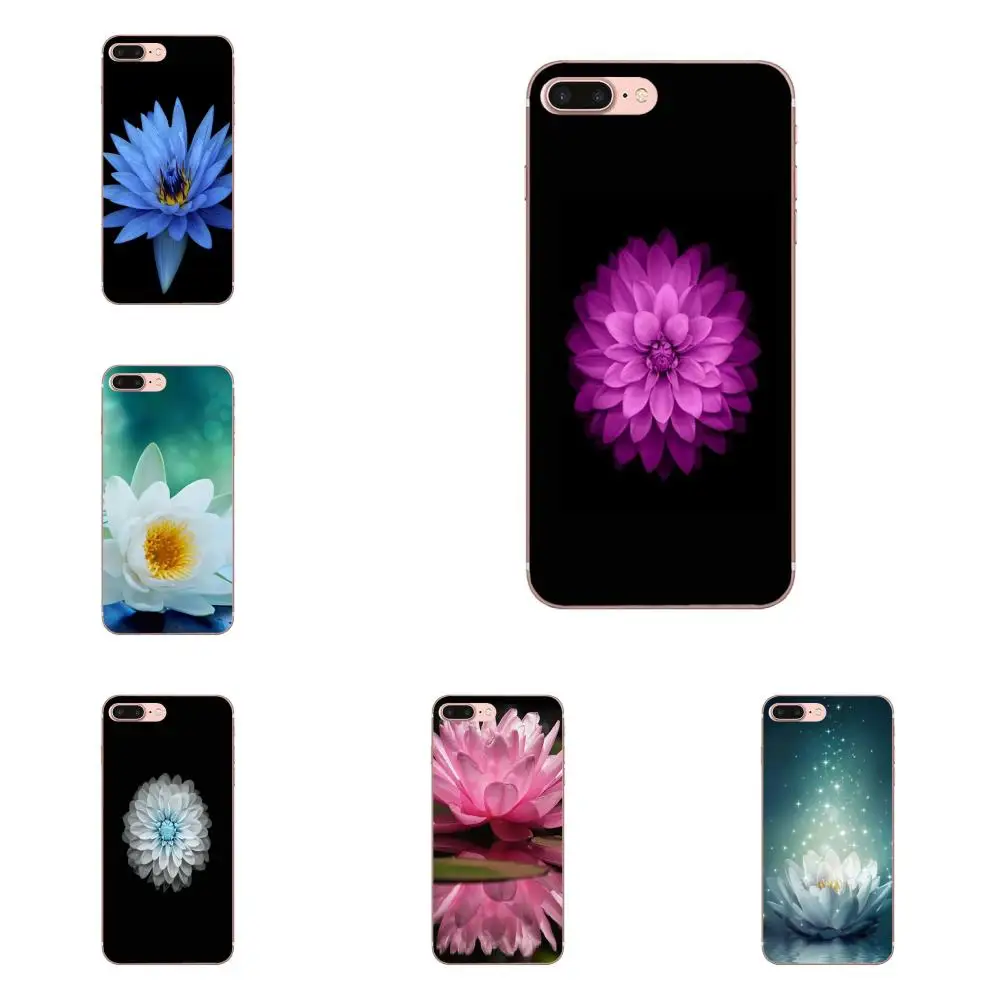 Яркий восхитительный цветок лотоса художественные милые цветы для Apple iPhone X XS Max XR