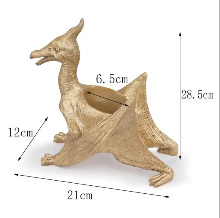 Цветочный горшок Pterodactyl Dragon комнатные суккуленты декоративные горшки для