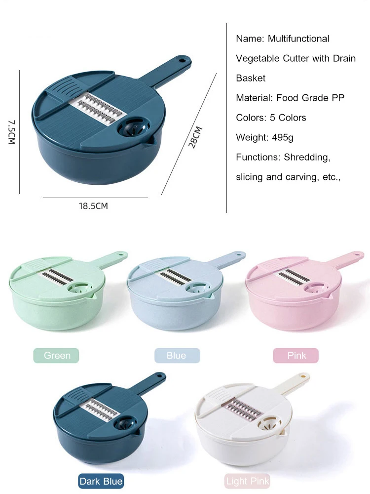 Kitchen Tools Vegetable cutter 12-piece set household potato radish grater kitchen slicer Radish Rotating Shredder Grater | Дом и сад