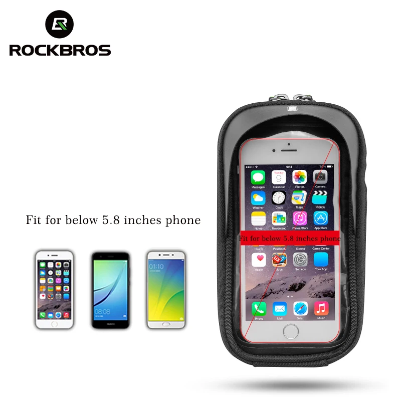 ROCKBROS велосипедный Руль сумка Велоспорт велосипед крепящаяся на переднюю раму