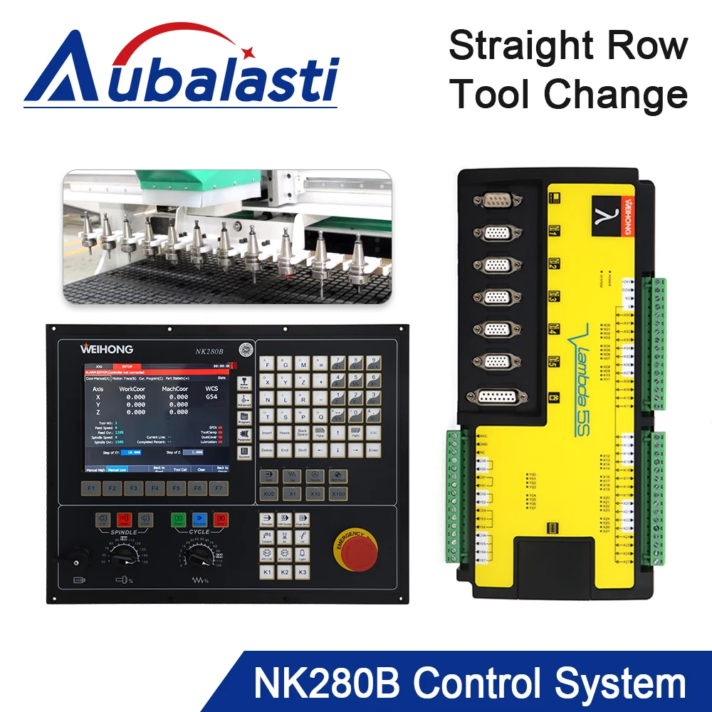 Aubalasti фрезерный станок с ЧПУ NK280B 4 осевой связь интегрированный Управление карты
