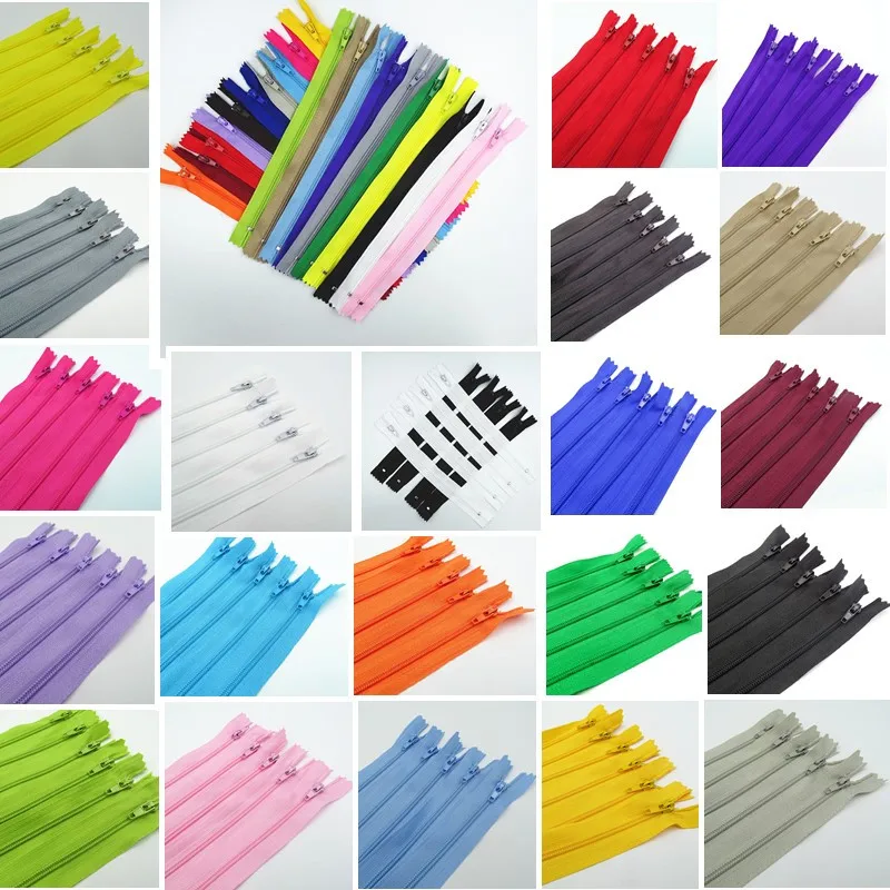 Замкнутая нейлоновая застежка-молния 20 шт. 60 см (24 дюйма) 3 # подходит для сумок и