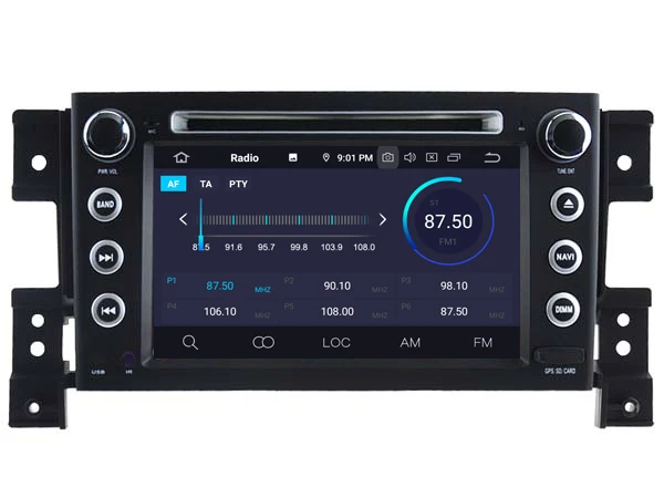 NaweiGe 7-дюймовый Android Восьмиядерный 9 0 PX5 4 + 32 ГБ Автомобильный dvd для Suzuki Grand Vitara 2005-2015