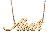 aleah custom name necklace customized pendant choker personalized jewelry gift for women girls friend christmas present