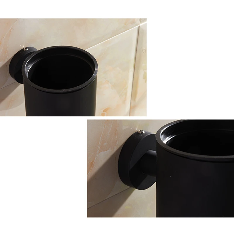 

America Style Bathroom Accessories Wall Mounted Black Bronze Bathroom Toilet Brush Holder