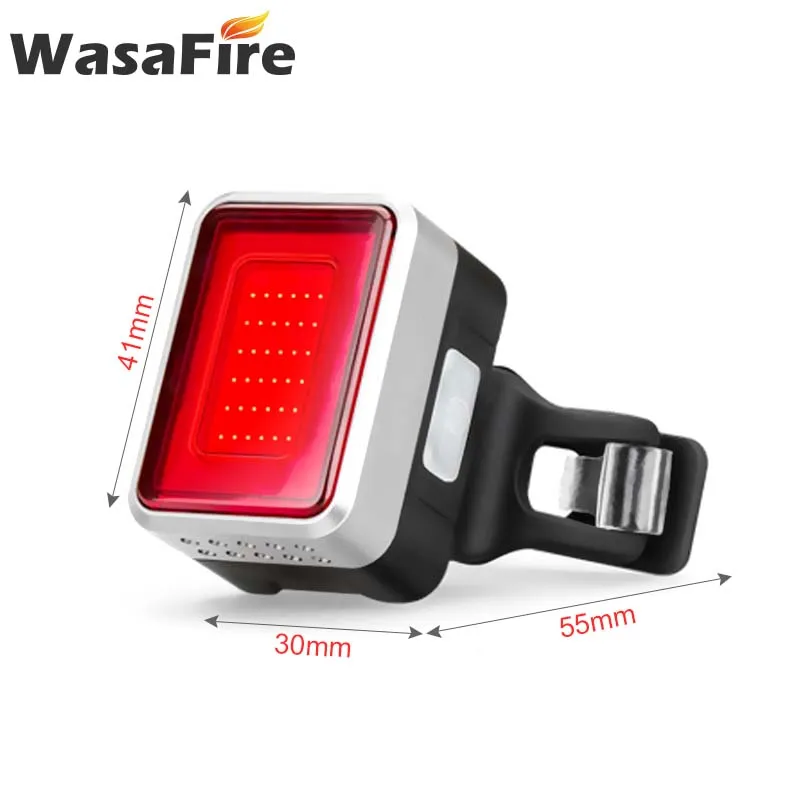 Wasafire велосипед задний светильник работает на основе электромагнитной индукции