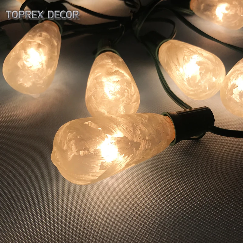 Toprex 3m E17 patio lights garden decor light chain christmas decoration lights indoor new year light home decor