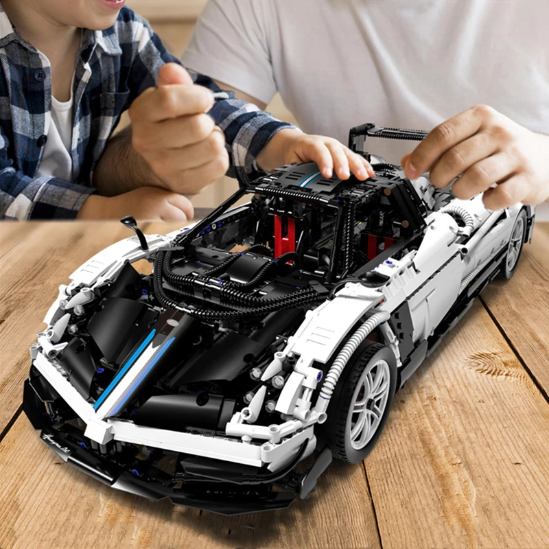 

IN Stock 97900 Genuine New Huayra BC Roadster 1:8 Racing Car Model Building Blocks Bricks Toy for Boys Diy Christmas Gifts