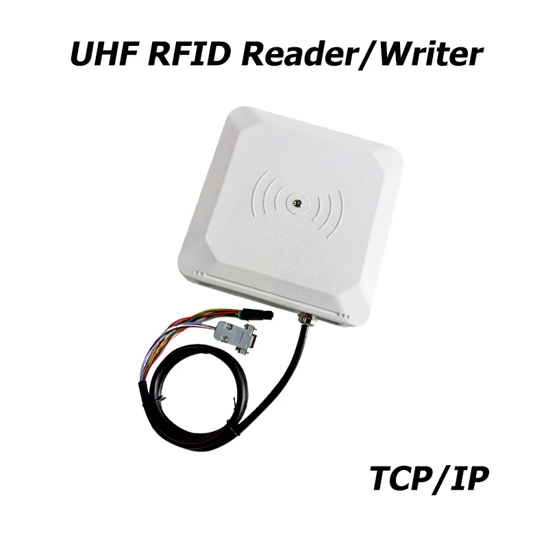 

UHF RFID Reader Writer Module 7M Long Range 865~868MHz or 902-928mhz ISO18000-6C WG26/34 RS232/485 TCP/IP Access Concrol Reader