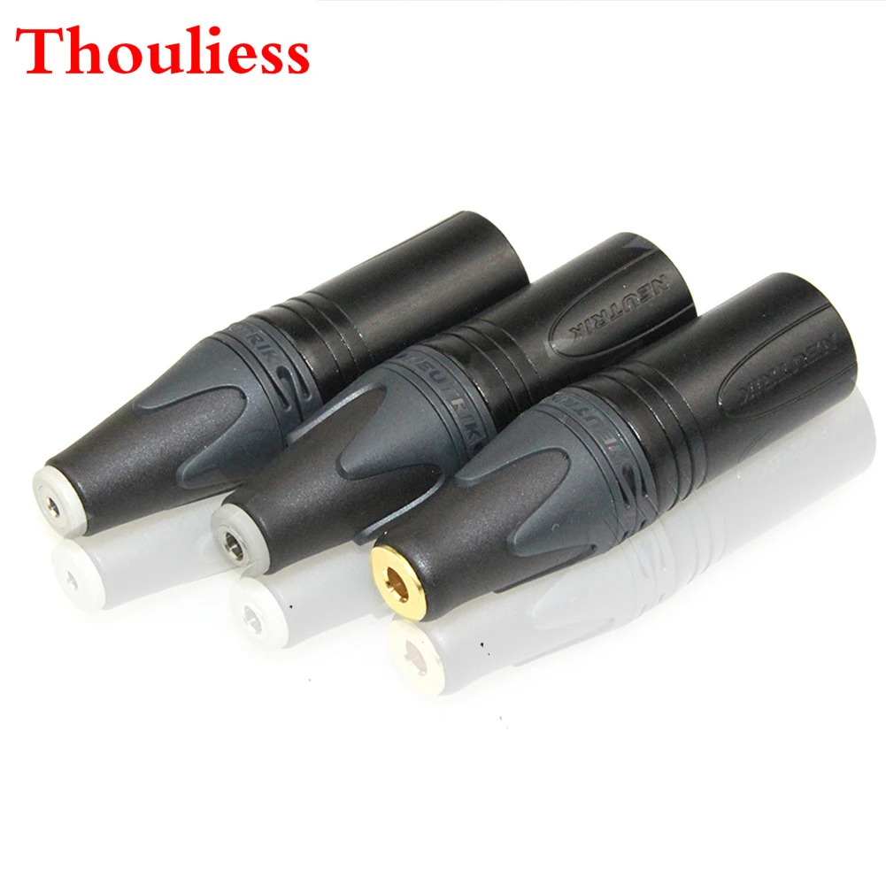 Thouliess Hi Fi 3 5 мм/2.5mmm/4 4 мм сбалансированный женский 4pin XLR Мужской конвертер адаптер с