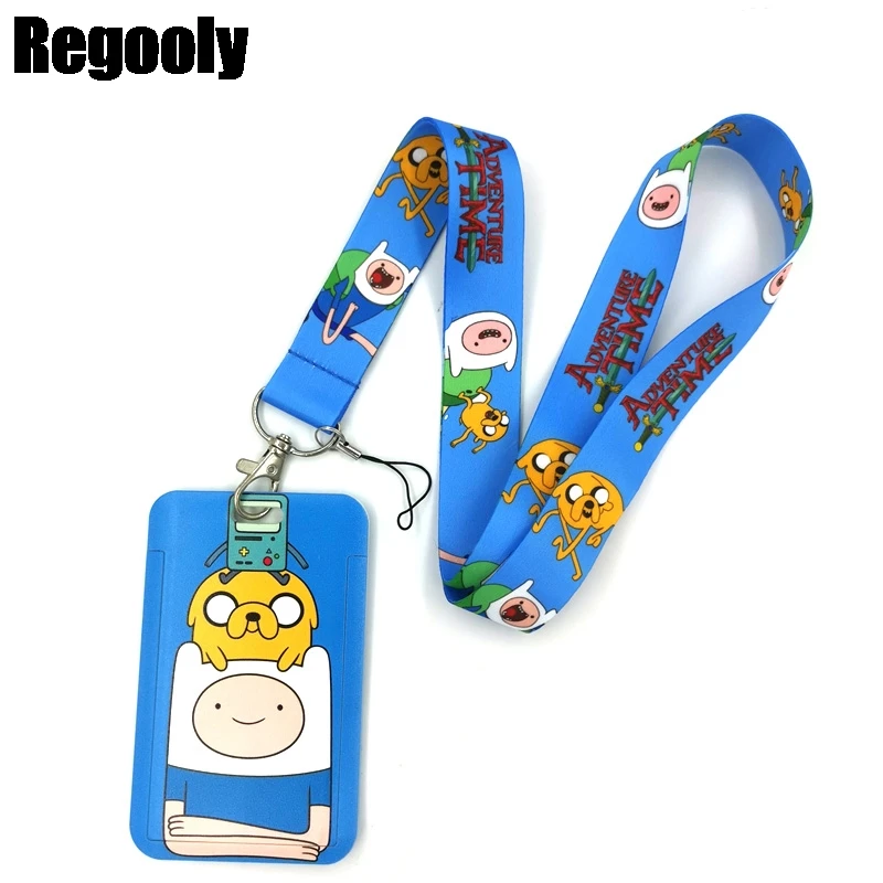 

Cartoon Anime Characters Anime Lanyard Badge Holder ID Card Lanyards Mobile Phone Rope Key Lanyard Neck Straps Keychain Key Ring