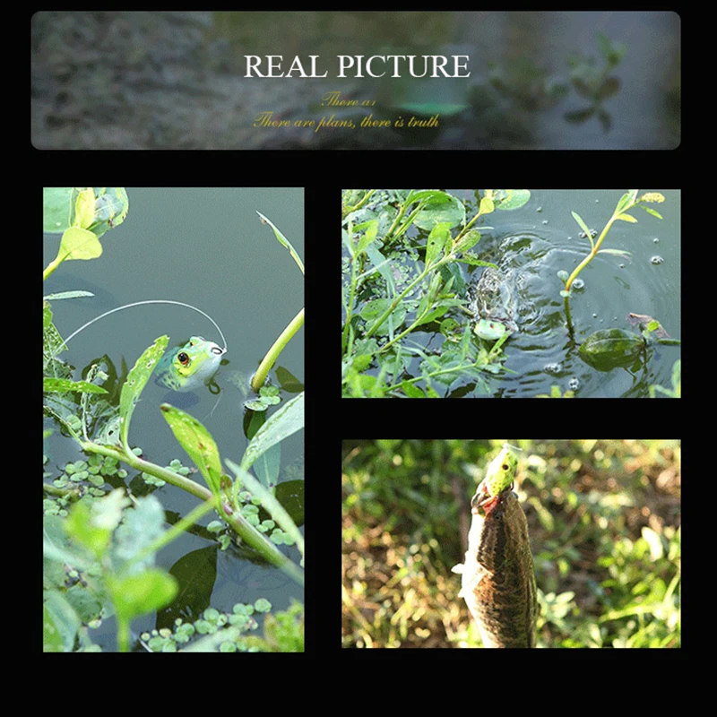 2 шт. рыболовная приманка в виде лягушки с металлическими блестками 11 г 6