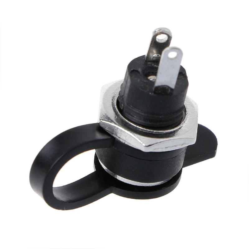 

H7JA 5.5mmx2.5mm Female DC Power Jack Plug Socket Waterproof Panel Mount Connector