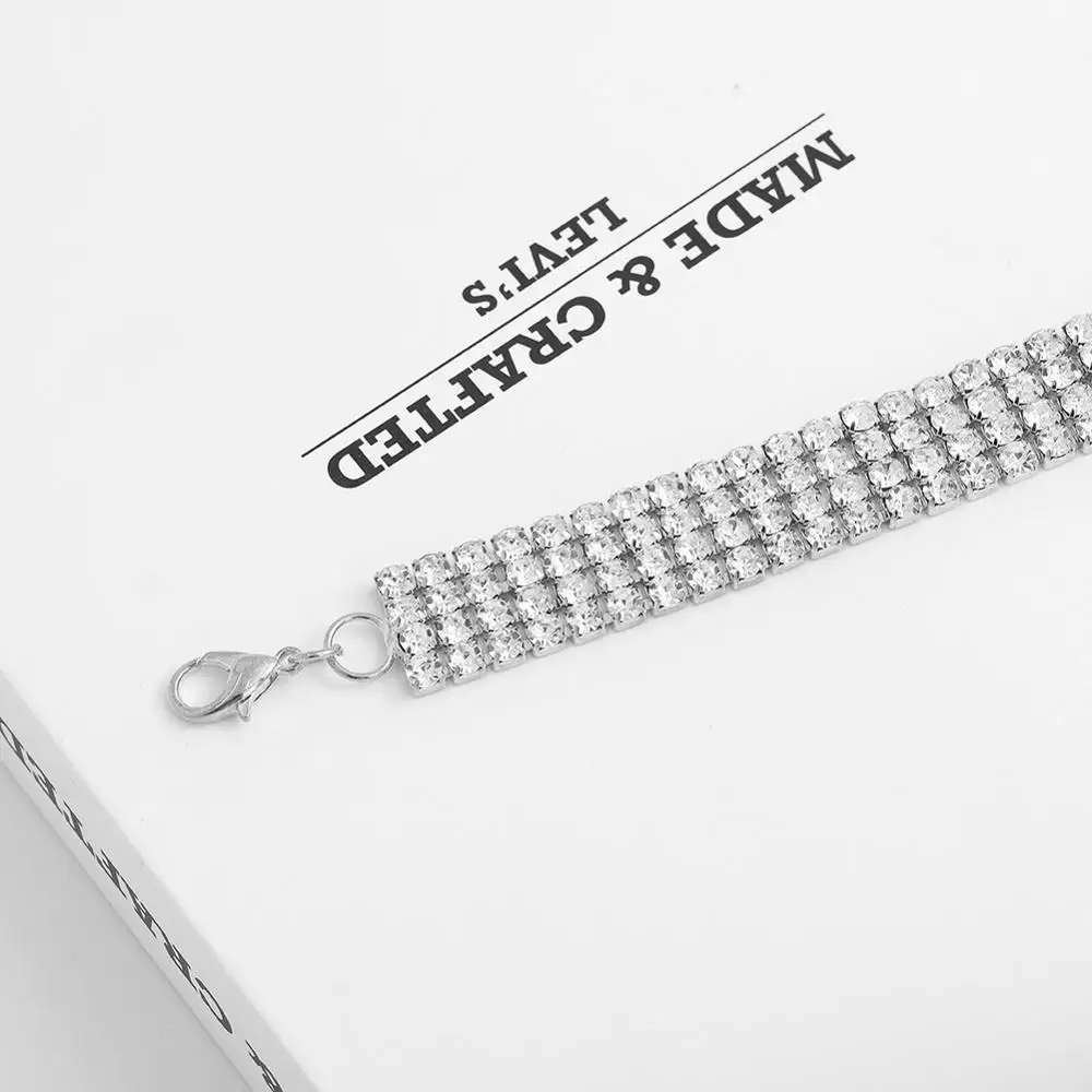 

Girlgo Luxury Clear Glass Rhinestone Necklace For Women Charm 2020 New Trend Jewelry Elegant Prom Peach Heart Metal Accessories