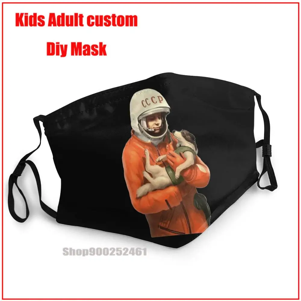 

Маска для лица, советский космос, Гагарин, СССР, CCCP, «сделай сам», моющаяся, многоразовая, pm2.5, забавный паттем, принт, гримаса, призрак