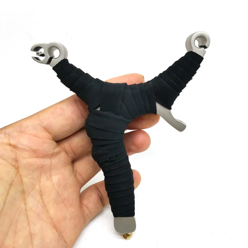 

Outdoor Professional Hunting Slingshot Sling Shot Aluminium Alloy Catapult Bow Outdoor Game Playing Rubber Band Travel Tools