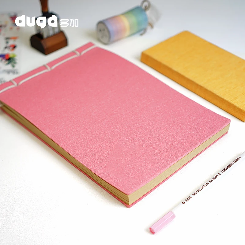 Китайский стиль Ретро крафт-бумага Пустой черновик Блокнот Винтажная пустая рисовальная книга Журнал Дневник Скетчбук Блокнот для заметок Писчая принадлежность.