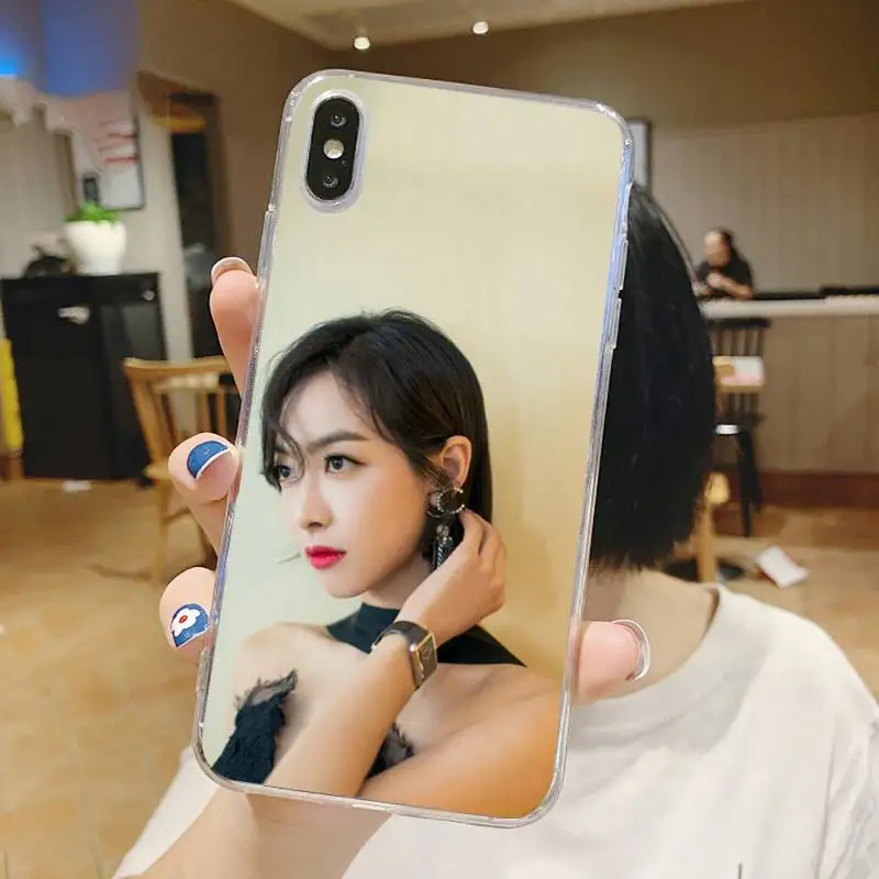 

Victoria Song Chinese famous actor Phone Case Transparent for iPhone 6 7 8 11 12 s mini pro X XS XR MAX Plus