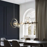mondern black chandeliers lamp for dining room bar hanging lamps bubble chandelier lighting in the living room kitchen island