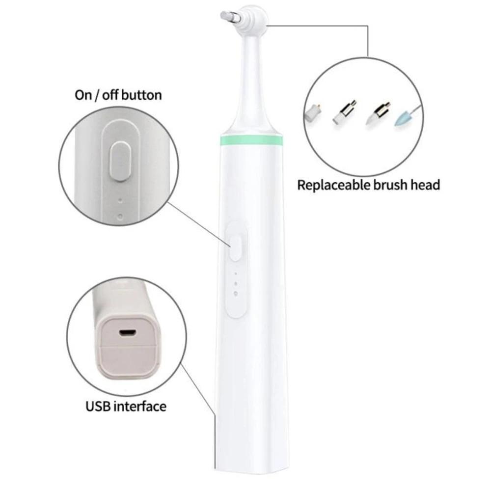 

Pet Electric Toothbrush Dental Cleaner Tooth Polisher Cat Dog Oral Cleaning Tool Dental Stains Tartar Pet Calculus Plaque Stains