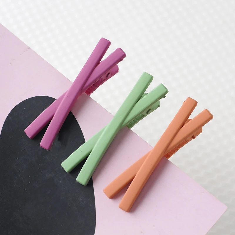 

1PC Matte Candy Color Bowknot Hairpins Hair Clips Barrettes Cute Sweet Children Hair Accessories For Women Lovely Girls Headwear