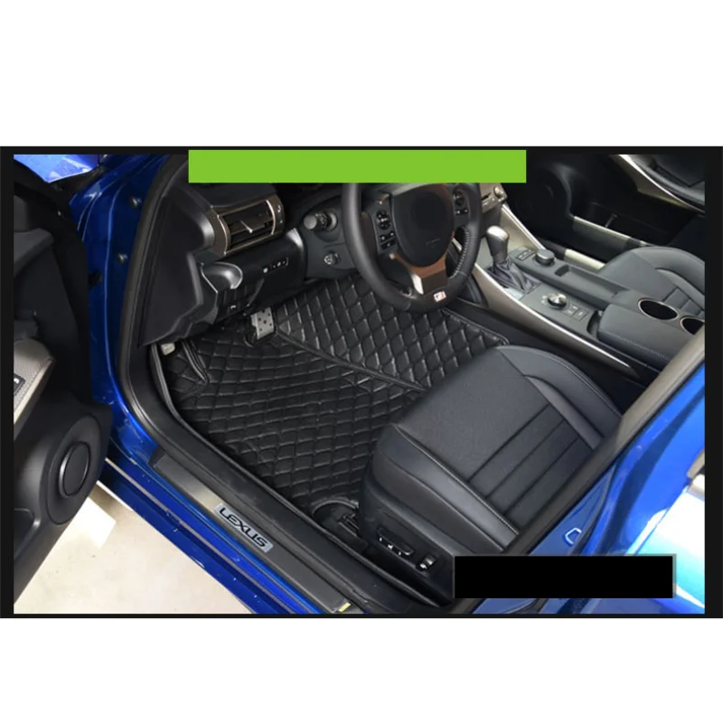

leather car floor mat for lexus is is200t is300 is250 is350 2005-2020 2018 2019 2017 2016 2015 2014 2013 2012 2011