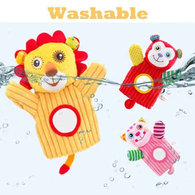 Детские мягкие Мультяшные плюшевая кукла животного погремушка игрушки