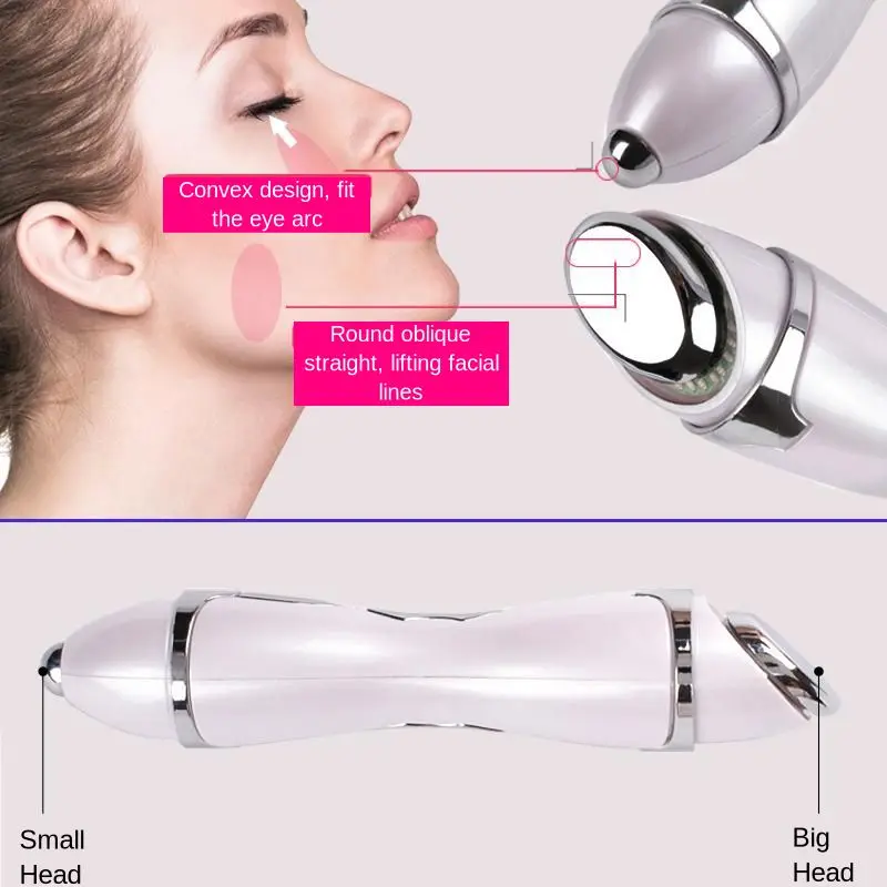 Микро-Вибрационный светодиодный красно-синий светильник инструмент для красоты