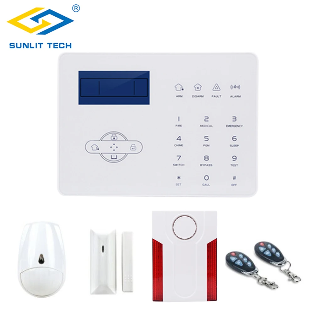 ST-IIIB Wireless GSM Alarm System Burglar For Smart Home Security PSTN GSM 868MHz Touchscreen App Control French English