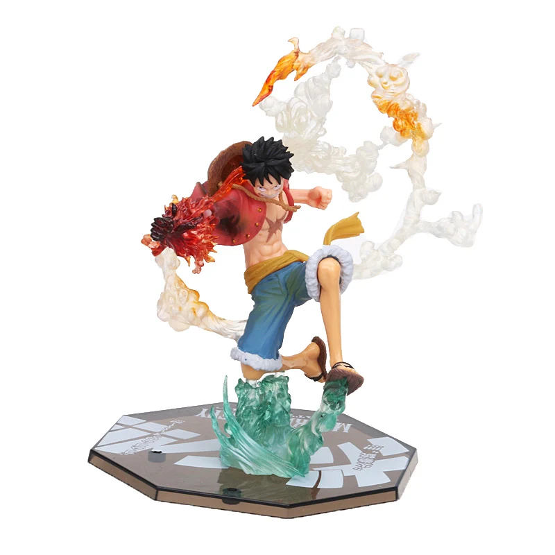 6035 18cmLuffy nobox Аниме одна фигурка Шанкс фигурка Санджи Сабо Боа Хэнкок Трафальгар Ло одна деталь Марко Битва вер. ПВХ модель рождественские подарки - Цвет: 6035 18cmLuffy nobox