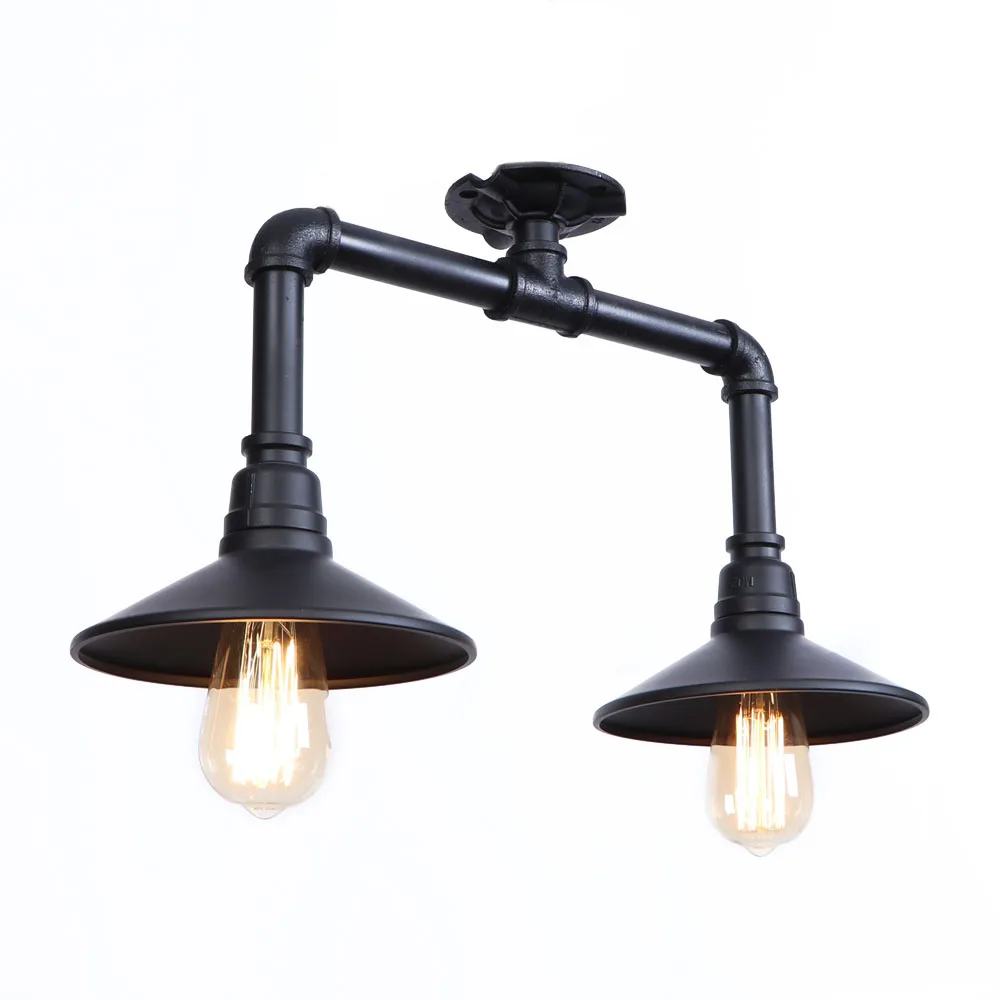 Винтажные окрашенные потолочные светильники в стиле арт-деко промышленные