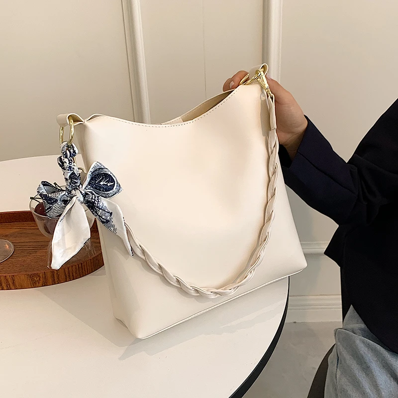 

New Bucket Bags for Women Leather Handbag Tote Shoulder Bag Ladies Bolsos Sac A Main Femme purses and handbags luxury designer