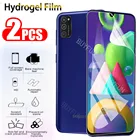 2 шт. 9D мягкая Гидрогелевая пленка с полным покрытием для Samsung Galaxy M51 M31 M31s M30S M21 M11 M10 M01 Защитная пленка для экрана телефона не стекло